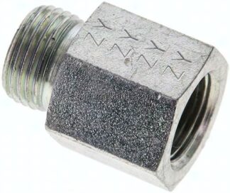 Aufschraub-Schneidringverschr. G 3/8"-12 L (M18x1,5), ohne Mutter & Schneidring, Stahl verzinkt