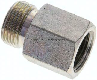 Aufschraub-Schneidringverschr. M 18x1,5-12 S (M20x1,5), ohne Mutter & Schneidring, Stahl verzinkt