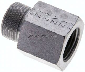 Aufschraub-Schneidringverschr. G 1/2"-14 S (M22x1,5), ohne Mutter & Schneidring, Stahl verzinkt
