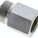 Aufschraub-Schneidringverschr. M 18x1,5-15 L (M22x1,5), ohne Mutter & Schneidring, Stahl verzinkt