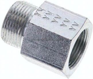 Aufschraub-Schneidringverschr. M 22x1,5-16 S (M24x1,5), ohne Mutter & Schneidring, Stahl verzinkt