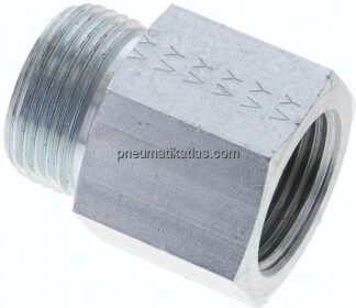Aufschraub-Schneidringverschr. M 27x2-20 S (M30x2), ohne Mutter & Schneidring, Stahl verzinkt