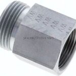 Aufschraub-Schneidringverschr. M 26x1,5-22 L (M30x2), ohne Mutter & Schneidring, Stahl verzinkt