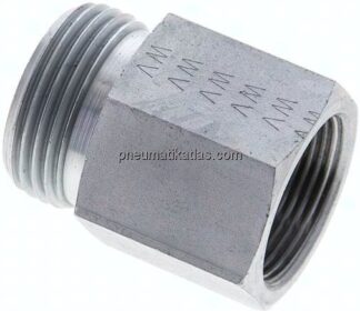 Aufschraub-Schneidringverschr. M 26x1,5-22 L (M30x2), ohne Mutter & Schneidring, Stahl verzinkt