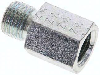 Aufschraub-Schneidringverschr. G 1/4"-6 S (M14x1,5), ohne Mutter & Schneidring, Stahl verzinkt