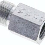 Aufschraub-Schneidringverschr. M 14x1,5-8 S (M16x1,5), ohne Mutter & Schneidring, Stahl verzinkt