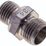 Gerade Schneidringverschr. M 14x1,5-10 L (M16x1,5), ohne Mutter & Schneidring, Stahl verzinkt