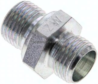 Gerade Schneidringverschr. M 16x1,5-10 L (M16x1,5), ohne Mutter & Schneidring, Stahl verzinkt