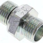 Gerade Schneidringverschr. M 16x1,5-10 L (M16x1,5), ohne Mutter & Schneidring, Stahl verzinkt