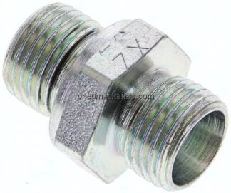 Gerade Schneidringverschr. M 16x1,5-10 L (M16x1,5), ohne Mutter & Schneidring, Stahl verzinkt