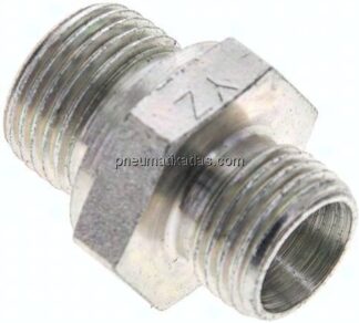 Gerade Schneidringverschr. M 18x1,5-10 L (M16x1,5), ohne Mutter & Schneidring, Stahl verzinkt