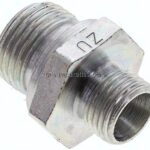 Gerade Schneidringverschr. G 1/2"-10 L (M16x1,5), ohne Mutter & Schneidring, Stahl verzinkt