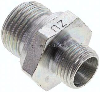 Gerade Schneidringverschr. G 1/2"-10 L (M16x1,5), ohne Mutter & Schneidring, Stahl verzinkt