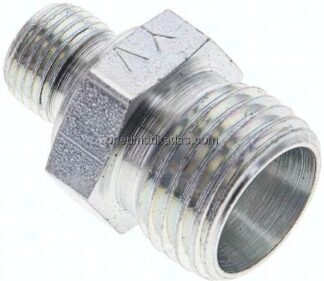 Gerade Schneidringverschr. G 1/8"-10 L (M16x1,5), ohne Mutter & Schneidring, Stahl verzinkt