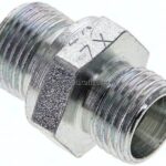 Gerade Schneidringverschr. G 3/8"-10 L (M16x1,5), ohne Mutter & Schneidring, Stahl verzinkt