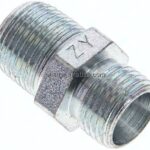 Gerade Schneidringverschr. NPT 3/8"-10 L (M16x1,5), ohne Mutter & Schneidring, Stahl verzinkt
