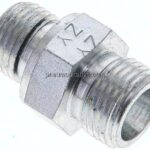Gerade Schneidringverschr. M 16x1,5-10 S (M18x1,5), ohne Mutter & Schneidring, Stahl verzinkt