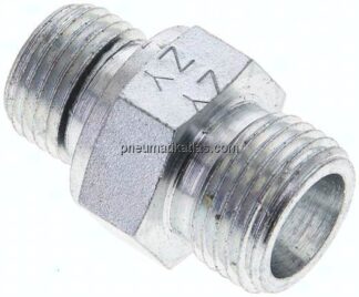 Gerade Schneidringverschr. M 16x1,5-10 S (M18x1,5), ohne Mutter & Schneidring, Stahl verzinkt