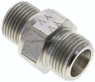 Gerade Schneidringverschr. G 3/8"-10 S (M18x1,5), ohne Mutter & Schneidring, Stahl verzinkt