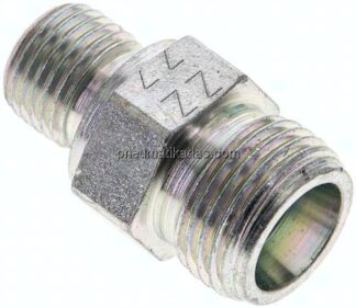 Gerade Schneidringverschr. G 1/4"-10 S (M18x1,5), ohne Mutter & Schneidring, Stahl verzinkt