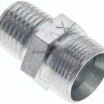 Gerade Schneidringverschr. R 1/4"-12 LL (M16x1), ohne Mutter & Schneidring, Stahl verzinkt