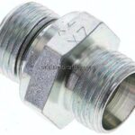Gerade Schneidringverschr. M 18x1,5-12 L (M18x1,5), ohne Mutter & Schneidring, Stahl verzinkt