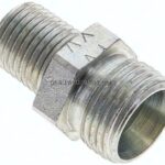 Gerade Schneidringverschr. NPT 1/4"-12 L (M18x1,5), ohne Mutter & Schneidring, Stahl verzinkt