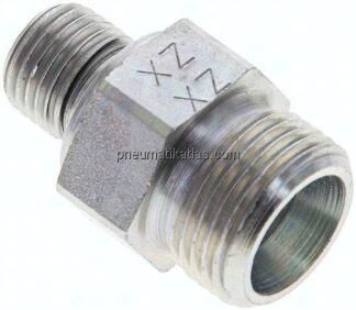 Gerade Schneidringverschr. G 1/4"-12 S (M20x1,5), ohne Mutter & Schneidring, Stahl verzinkt