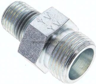 Gerade Schneidringverschr. NPT 1/4"-12 S (M20x1,5), ohne Mutter & Schneidring, Stahl verzinkt