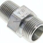 Gerade Schneidringverschr. NPT 3/8"-12 S (M20x1,5), ohne Mutter & Schneidring, Stahl verzinkt