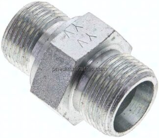 Gerade Schneidringverschr. M 20x1,5-14 S (M22x1,5), ohne Mutter & Schneidring, Stahl verzinkt