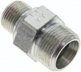 Gerade Schneidringverschr. G 3/8"-14 S (M22x1,5), ohne Mutter & Schneidring, Stahl verzinkt