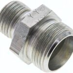 Gerade Schneidringverschr. M 16x1,5-15 L (M22x1,5), ohne Mutter & Schneidring, Stahl verzinkt
