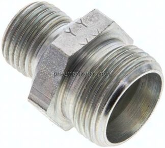 Gerade Schneidringverschr. M 16x1,5-15 L (M22x1,5), ohne Mutter & Schneidring, Stahl verzinkt