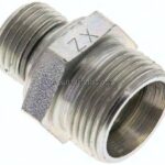 Gerade Schneidringverschr. M 16x1,5-15 L (M22x1,5), ohne Mutter & Schneidring, Stahl verzinkt