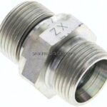 Gerade Schneidringverschr. M 22x1,5-15 L (M22x1,5), ohne Mutter & Schneidring, Stahl verzinkt