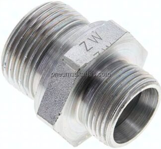 Gerade Schneidringverschr. G 3/4"-15 L (M22x1,5), ohne Mutter & Schneidring, Stahl verzinkt