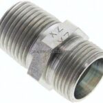 Gerade Schneidringverschr. NPT 1/2"-15 L (M22x1,5), ohne Mutter & Schneidring, Stahl verzinkt