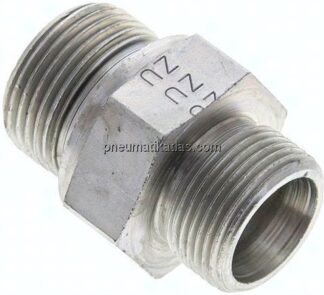 Gerade Schneidringverschr. G 3/4"-16 S (M24x1,5), ohne Mutter & Schneidring, Stahl verzinkt