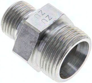 Gerade Schneidringverschr. G 1/2"-20 S (M30x2), ohne Mutter & Schneidring, Stahl verzinkt