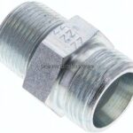 Gerade Schneidringverschr. NPT 3/4"-20 S (M30x2), ohne Mutter & Schneidring, Stahl verzinkt