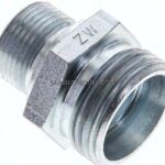 Gerade Schneidringverschr. M 22x1,5-22 L (M30x2), ohne Mutter & Schneidring, Stahl verzinkt