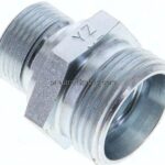 Gerade Schneidringverschr. M 22x1,5-22 L (M30x2), ohne Mutter & Schneidring, Stahl verzinkt