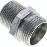 Gerade Schneidringverschr. NPT 3/4"-22 L (M30x2), ohne Mutter & Schneidring, Stahl verzinkt