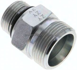 Gerade Schneidringverschr. UN 1-1/16"-12-25 S (M36x2), ohne Mutter & Schneidring, Stahl verzinkt