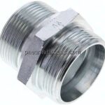 Gerade Schneidringverschr. M 42x2-35 L (M45x2), ohne Mutter & Schneidring, Stahl verzinkt