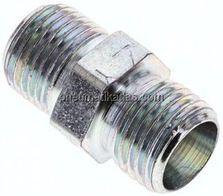 Gerade Schneidringverschr. R 1/8"-6 LL (M10x1), ohne Mutter & Schneidring, Stahl verzinkt