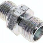 Gerade Schneidringverschr. M 10x1-6 L (M12x1,5), ohne Mutter & Schneidring, Stahl verzinkt