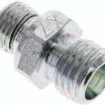 Gerade Schneidringverschr. M 10x1-6 L (M12x1,5), ohne Mutter & Schneidring, Stahl verzinkt