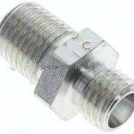 Gerade Schneidringverschr. NPT 1/4"-6 L (M12x1,5), ohne Mutter & Schneidring, Stahl verzinkt